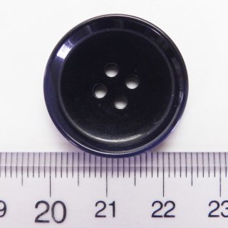 ネイビー色系の模様入り大型ボタン/25mm/4穴/コートやハンドメイドに最適