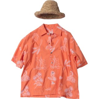 jonnlynx／vacation embroidery shirts