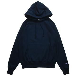 CHAMPION REVERSE WEAVE PULLOVER HOOD NAVY