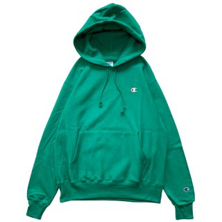 CHAMPION REVERSE WEAVE PULLOVER HOODY KELLY GREEN