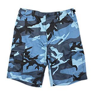 ROTHCO BDU SHORTS SKY BLUE CAMO