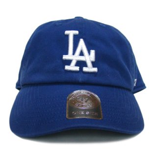 47 BRAND LOS ANGELS DODGERS CLEAN UP TWILL CAP BLUE