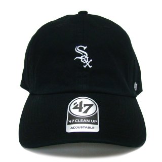 47 BRAND CHICAGO WHITE SOX CENTERFIELD CLEAN UP TWILL CAP BLACK
