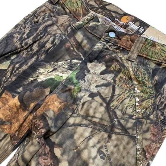 carhartt realtreeパンツ USA製 90s Carhartt Realtree Camo Work Pants カーキ 40×32