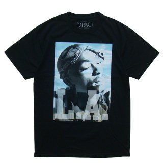 2PAC OFFICIAL LICENSE PHOTO TEE BLACK