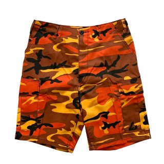 ROTHCO BDU SHORTS SAVEGE ORANGE CAMO