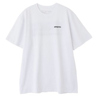 PATAGONIA LOGO RESPONSIBILI TEE WHITE