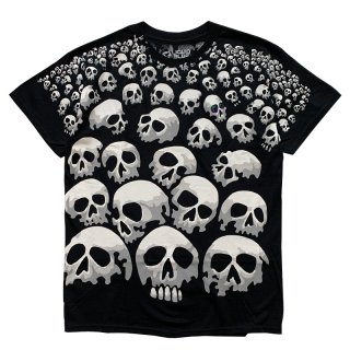 LIQUID BLUE SONS OF SKULLS TEE BLACK