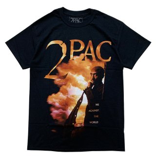 2PAC ME AGAINST THE WORLD TEE BLACK