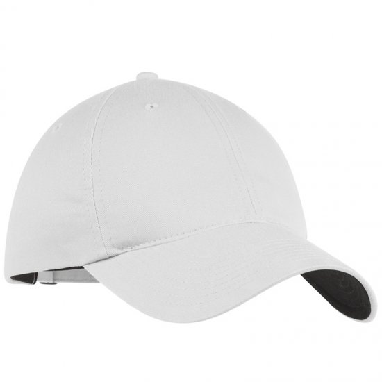 NIKE GOLF UNSTRUCTURED TWILL CAP WHITE - SOULON