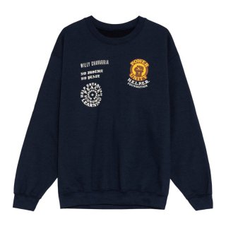 WILLY CHAVARRIA HELPER CREWNECK NAVY