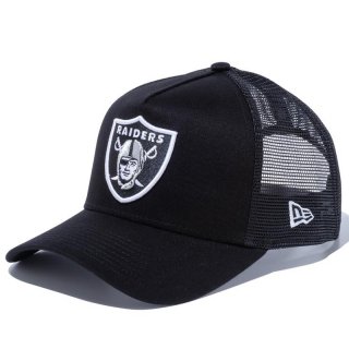 NEW ERA 9FORTY A-FRAME TRUCKER LAS VEGAS RAIDERS BLACK