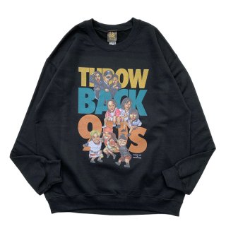 RAP ATTACK x FUCKIN' JAY THROW BACK 90s SWEATSHIRT BLACK