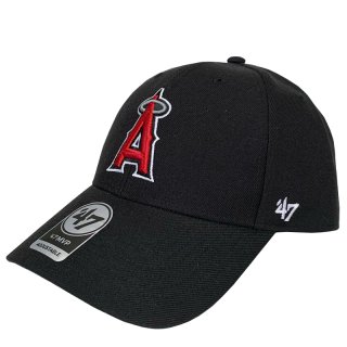 47 BRAND LOS ANGELES ANGELS MVP CAP BLACK RED