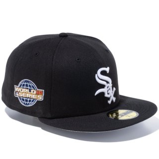 NEW ERA 59FIFTY MLB SIDE PATCH COLLECTION CHICAGO WHITE SOX BLACK
