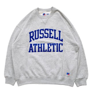 RUSSELL ATHLETIC ARCH LOGO CREW NECK GREY