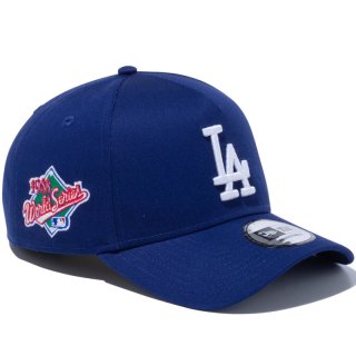 NEW ERA 9FORTY A-FRAME MLB SIDE PATCH LOS ANGELES DODGERS DARK ROYAL(WORLD SERIES)