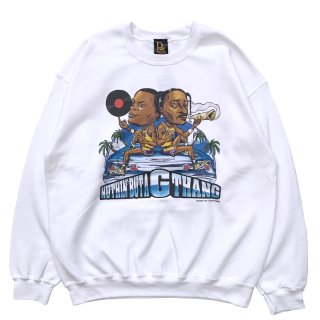 RAP ATTACK x FUCKIN' JAY NOTHING BUT A G THANG SWEATSHIRT WHITE