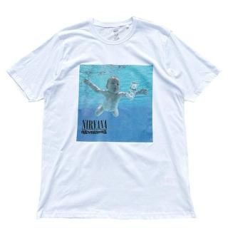 NIRVANA NEVERMIND TEE WHITE