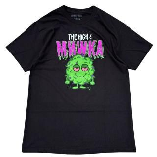 THE HIGH&MIGHTY  MISHIKA STONEY BURNIE TEE BLACK
