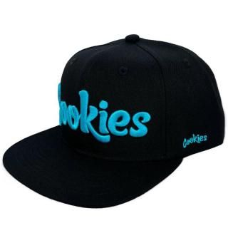 COOKIES CLOTHING ORIGINAL MINT TWILL SNAPBACK BLACK COOKIES BLUE