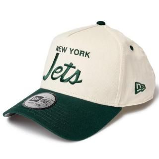 NEW ERA 9FORTY A-FRAME SUMMER CORDUROY NEW YORK JETS CHROME DARK GREEN
