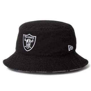 NEW ERA REVERSIBLE BUCKET HAT LAS VEGAS RAIDERS BLACK