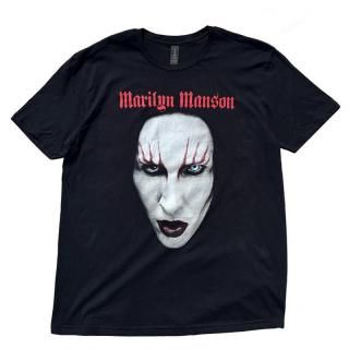 MARILYN MANSON RED LIPS TEE BLACK