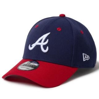 NEW ERA 9FORTY MLB 2-TONE WOVEN LABEL ATLANTA BRAVES NAVY SCARLET