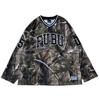 FUBU REAL TREE HOCKEY SHIRTS BROWN