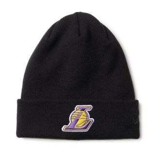 NEW ERA BASIC CUFF KNIT LOS ANGELES LAKERS BLACK