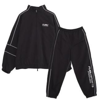 FUBU NYLON TRACK SET UP BLACK
