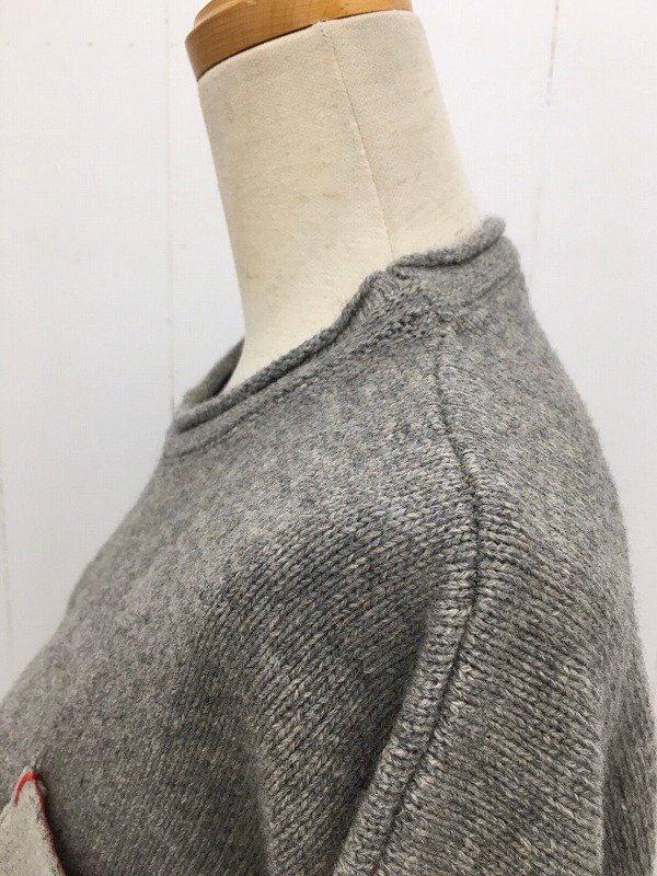 Girl'sセーター リングウールポケットビッグセーター