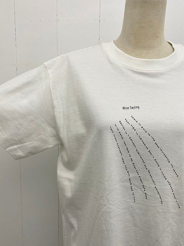 オーガニック プリントTシャツ ”名言集”