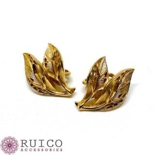 リーフ 葉 モチーフのヴィンテージアクセサリー - ミリアムハスケル