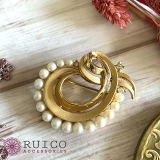 リボン モチーフのヴィンテージアクセサリー - ミリアムハスケル リボン モチーフのヴィンテージアクセサリー - ミリアムハスケル