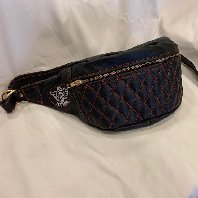 63Leathers original Leather Pouch V type (Color Stitches 63Leathers original Leather Pouch V type (Color Stitches