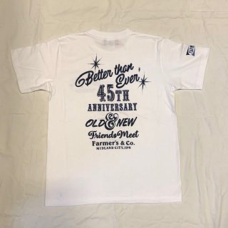 Farmer's Original 45TH ANNIVERSARY T shirts ファーマーズ　45周年記念デザイン　Tシャツ　名古屋ファーマーズ　オリジナル