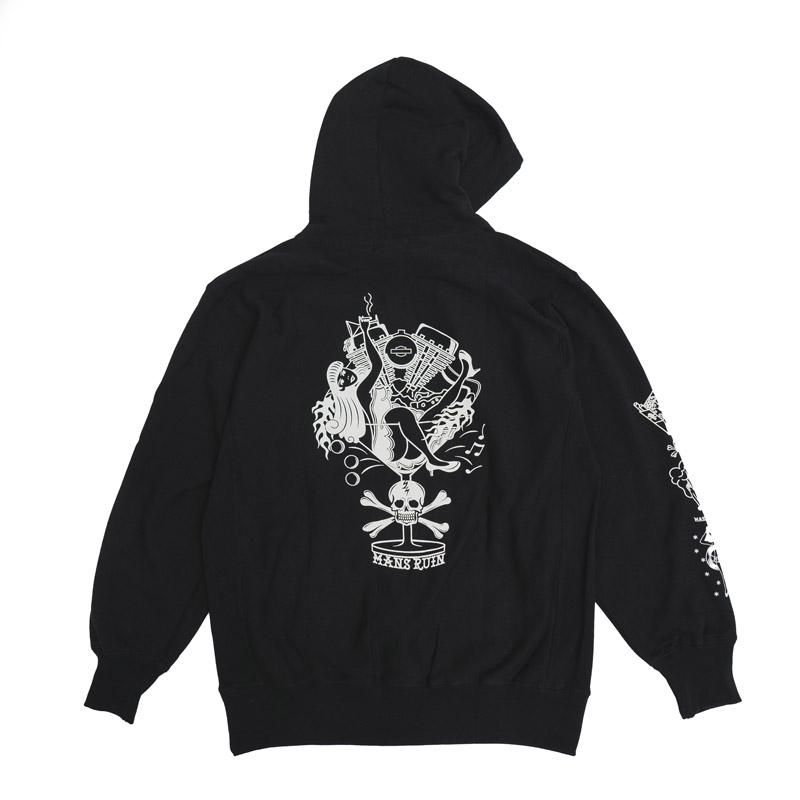 tattooアーティストオリジナル designパーカー新品 好し