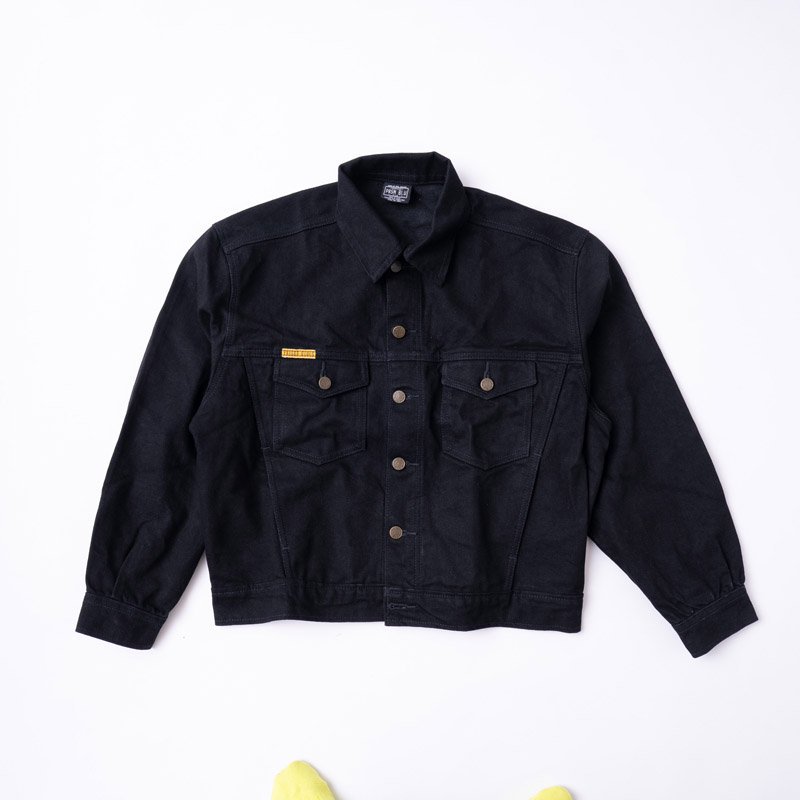 Prison Blues Black Denim Western Jacket