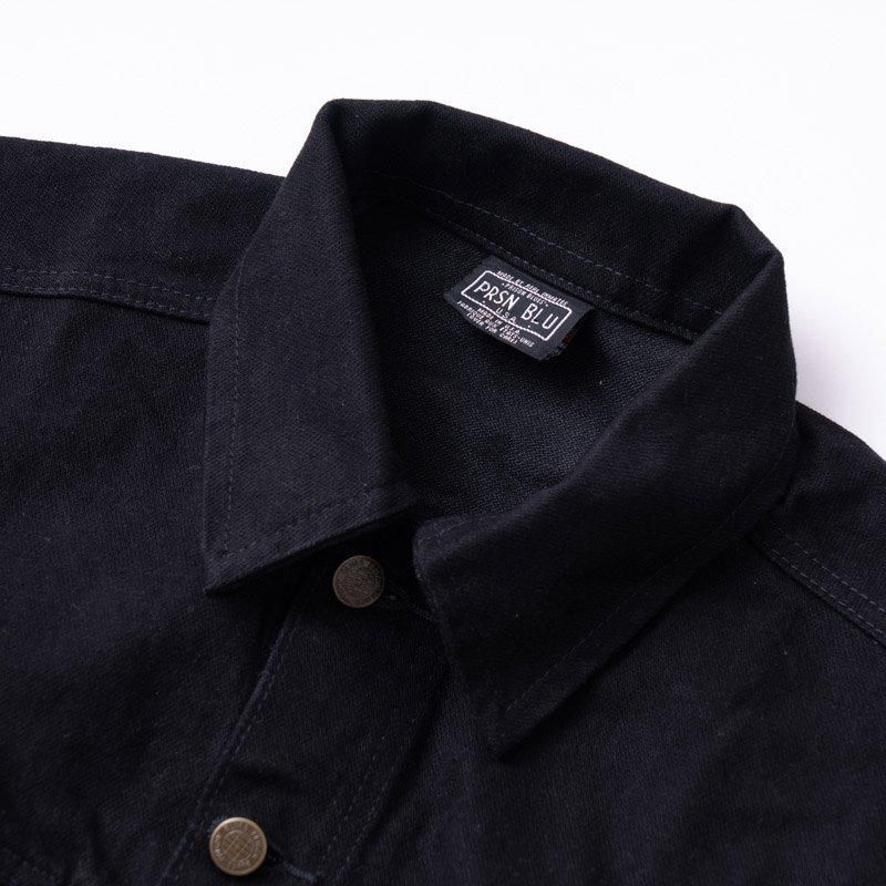 Prison Blues Black Denim Western Jacket