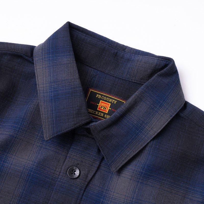 FB County Long Sleeve checker Flannel Shirts FBカウンティ
