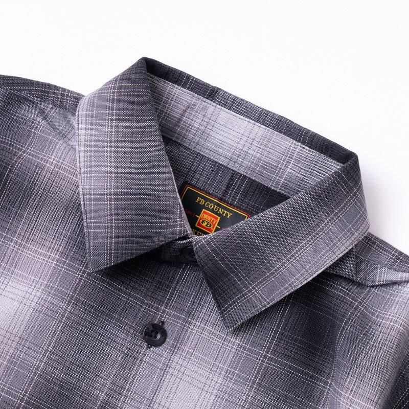FB County Long Sleeve checker Flannel Shirts FBカウンティ オンブレ