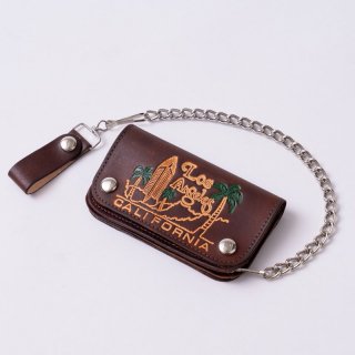 <img class='new_mark_img1' src='https://img.shop-pro.jp/img/new/icons1.gif' style='border:none;display:inline;margin:0px;padding:0px;width:auto;' />Made in USA Los Angeles California 6inch Trucker Wallet ꥫ6ȥååȡХå