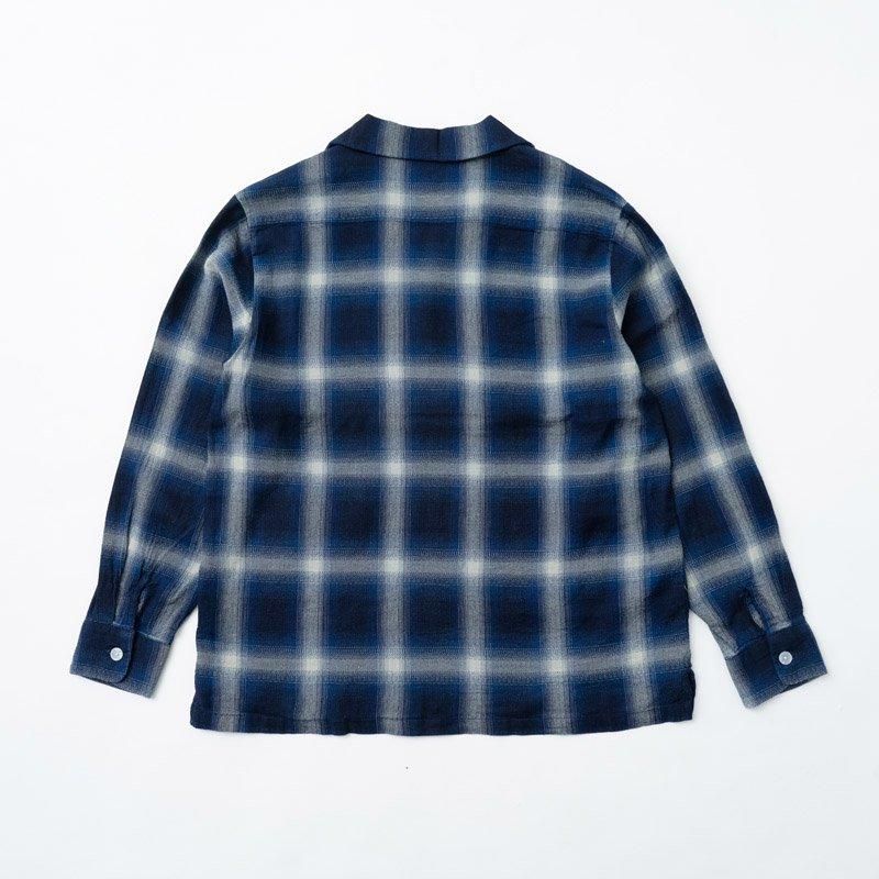 284様　インディゴヘリンボーンツイルオンブレーチェック長袖シャツ　サイズM 楽天市場】HOUSTON ヒューストン インディゴヘリンボーン