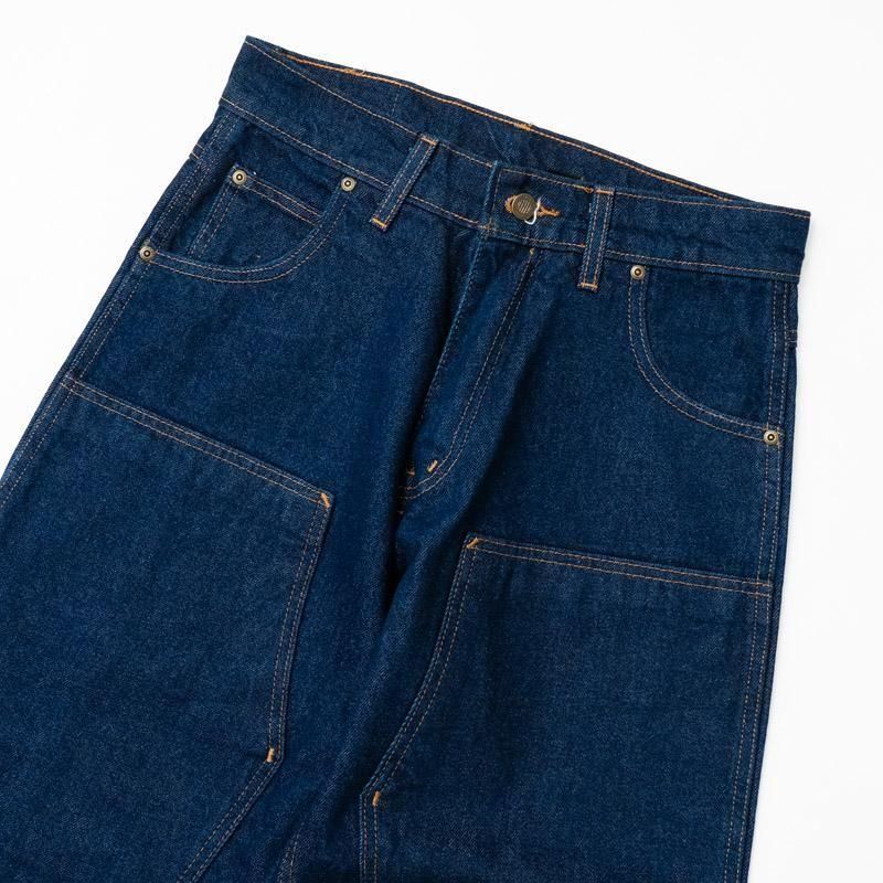 プリズンブルース　ダブルニー デニムパンツ W38 L32 PRISON BLUES: #123 Double Knee Rigid Work Jeans プリズンブルース