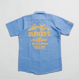 <img class='new_mark_img1' src='https://img.shop-pro.jp/img/new/icons1.gif' style='border:none;display:inline;margin:0px;padding:0px;width:auto;' />FARMERS ORIGINAL Better Than Ever Short Sleeve Work Shirt̾Ųեޡꥸʥ롡ȾµġREDKAP