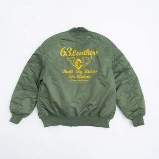 <img class='new_mark_img1' src='https://img.shop-pro.jp/img/new/icons1.gif' style='border:none;display:inline;margin:0px;padding:0px;width:auto;' />63Leathers ꥸʥ MA-1Type Nylon Jacket̾Ųեޡ63쥶63쥶MA1MA-1 ե饤ȥ㥱å