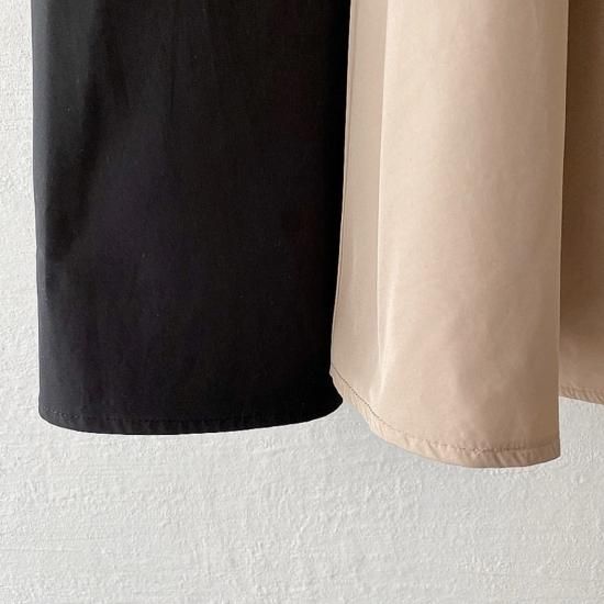 2way Aline flare op(black) - HOWDY.
