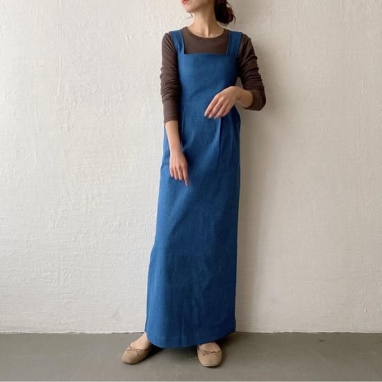 denim onepiece(blue) - HOWDY. denim onepiece(blue) - HOWDY.
